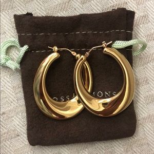 ROSS AND SIMMOS 14K GOLD HOOPS